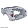 Silver Rear Body for EZGO by DoubleTake