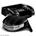 Black Phoenix Body Kit with Street Legal LED Light Kit for EZGO by DoubleTake