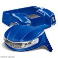 Blue Phoenix Body Kit with Street Legal LED Light Kit for EZGO by DoubleTake