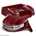 Burgundy Phoenix Body Kit with Street Legal LED Light Kit for EZGO by DoubleTake