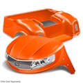 Orange Phoenix Body Kit with Street Legal LED Light Kit for EZGO by DoubleTake