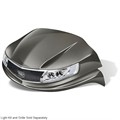 Graphite Phoenix Front Cowl for Club Car by DoubleTake
