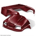 Burgundy Phantom Body Kit with Grille for Club Car by DoubleTake