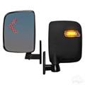 Side Mount LED Golf Cart Mirror Set of 2 by RHOX