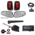 LED Factory Light Kit with Basic Turn Signal and Brake Pedal Pad for EZGO by RHOX