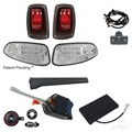 LED Factory Light Kit with Basic Turn Signal and OE Fit Brake Pedal Switch for EZGO by RHOX