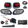 LED Factory Light Kit with Basic Turn Signal and Brake Pedal Pad for EZGO by RHOX