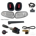 LED Clear Lens Factory Light Kit with Standard Turn Signal and Time Delay Brake Switch for EZGO by RHOX