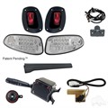 LED Clear Lens Factory Light Kit with Deluxe Turn Signal and Time Delay Brake Switch for EZGO by RHOX