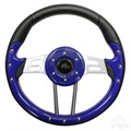 Aviator 4 Blue Steering Wheel for Golf Carts by RHOX