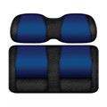 Black-Blue Veranda Front Seat Cushion Set for EZGO by DoubleTake