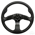 Formula GT Black Steering Wheel for Golf Carts by RHOX