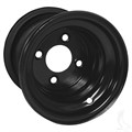 8inch Black Steel Offset Wheel for Golf Carts by RHOX