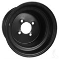 10inch Black Steel Offset Wheel for Golf Carts by RHOX
