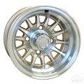 10inch Phoenix Machined with Pearl Aluminum Offset Wheel for Golf Carts by RHOX