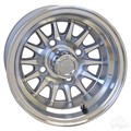 10inch Phoenix Machined Aluminum Offset Wheel for Golf Carts by RHOX
