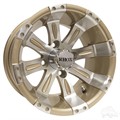 12inch Vegas Machined with Pearl Offset Wheel for Golf Carts by RHOX