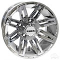 12inch RX265 Chrome Aluminum Offset Wheel for Golf Carts by RHOX