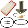 Deluxe Tune Up Kit with Oil Filter for EZGO by Red Hawk