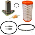 Deluxe Tune Up Kit with Oil Filter for EZGO by Red Hawk