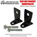 Seat Belt Bracket Mounting Kit with Hardware for Club Car by RHOX