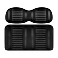 Black-Black Extreme Front Seat Cushion Set for EZGO by DoubleTake