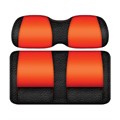 Black-Orange Veranda Front Seat Cushion Set for Club Car by DoubleTake