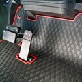 Rubber Floor Mat with Red Trim for EZGO by Xtreme Mats