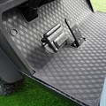 Rubber Floor Mat with Black Trim for EZGO by Xtreme Mats