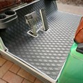 Rubber Floor Mat with Grey Trim for Club Car by Xtreme Mats