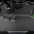 Rubber Floor Mat with Grey Trim for EZGO by Xtreme Mats