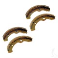 Brake Shoes SET of 4 for EZGO by Red Hawk